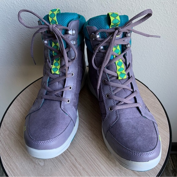 Ryka Shoes - Ryka Aurora sneaker style boot. Size 8.5 Purple/teal-water resistant.